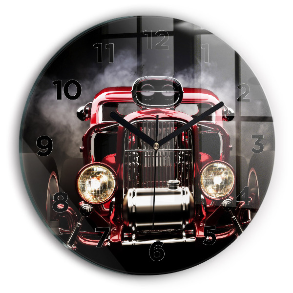 Orologio rotondo Vecchia auto d'epoca