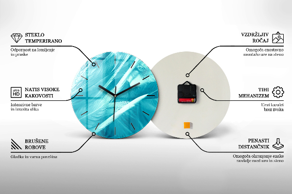 Orologio rotondo Microfono e cuffie