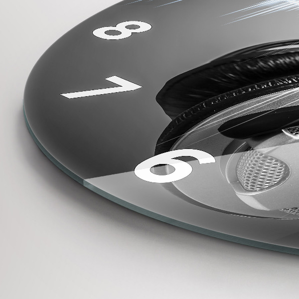 Orologio rotondo Microfono e cuffie