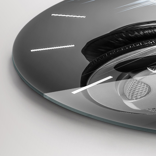 Orologio rotondo Microfono e cuffie