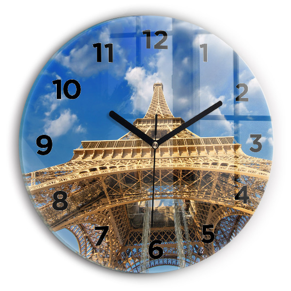 Orologio rotondo Francia Torre Eiffel