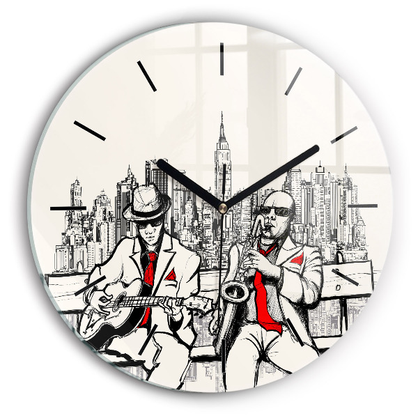 Orologio rotondo Jazz a New York