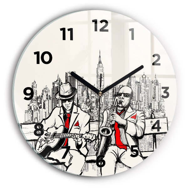 Orologio rotondo Jazz a New York