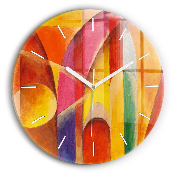 Orologio rotondo Decorazione artistica Astrazione