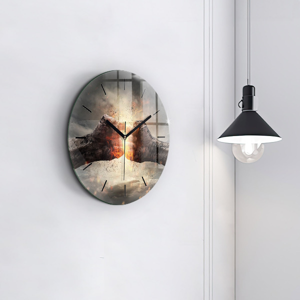 Orologio rotondo Pugni Forza Potenza