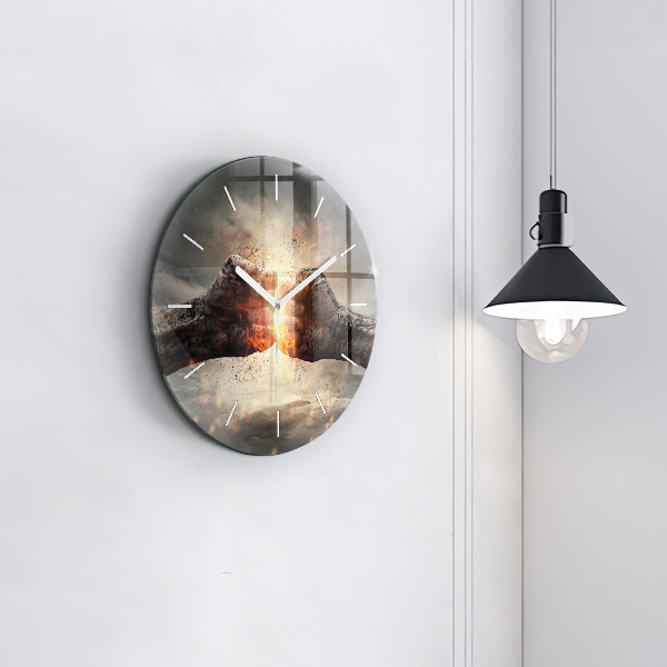 Orologio rotondo Pugni Forza Potenza