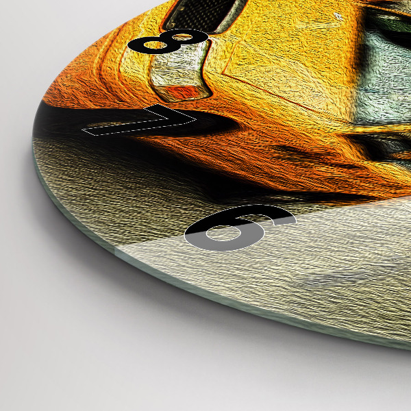 Orologio rotondo Taxi di New York City