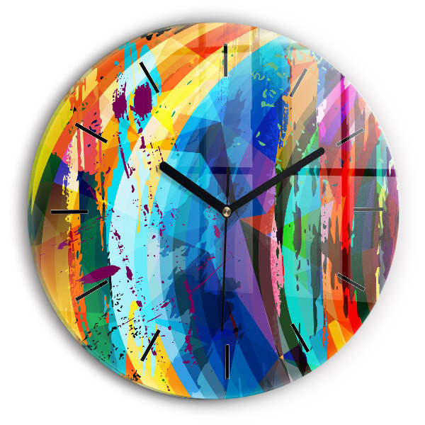 Orologio rotondo Sfondo astratto