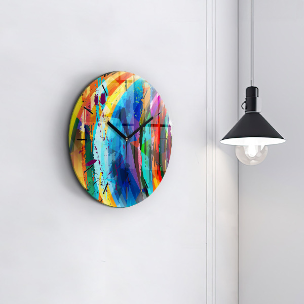 Orologio rotondo Sfondo astratto