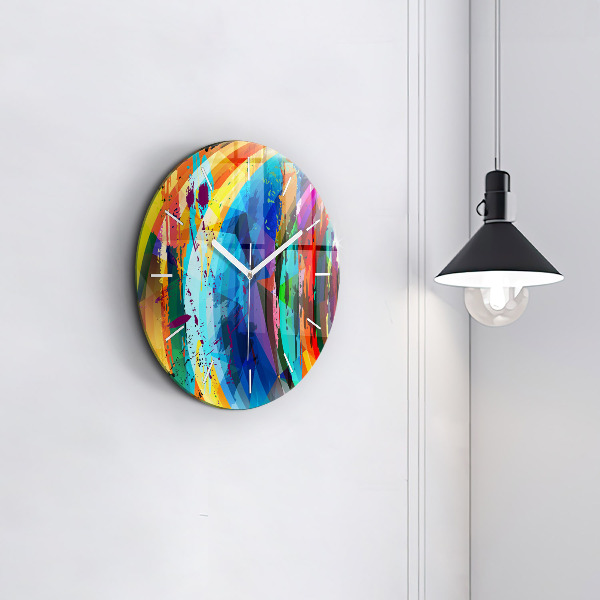 Orologio rotondo Sfondo astratto