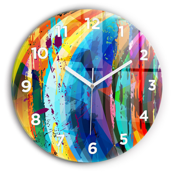 Orologio rotondo Sfondo astratto