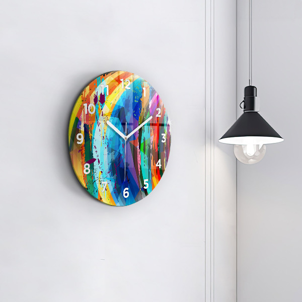 Orologio rotondo Sfondo astratto
