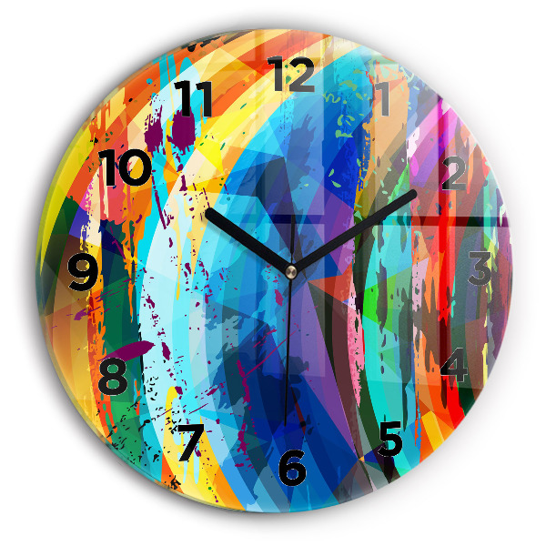 Orologio rotondo Sfondo astratto