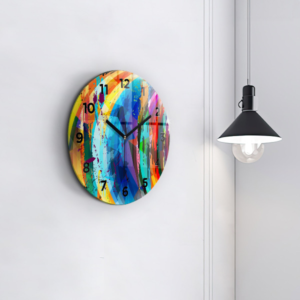 Orologio rotondo Sfondo astratto