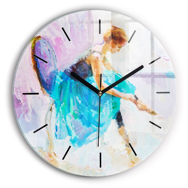 Orologio rotondo Preparare la ballerina