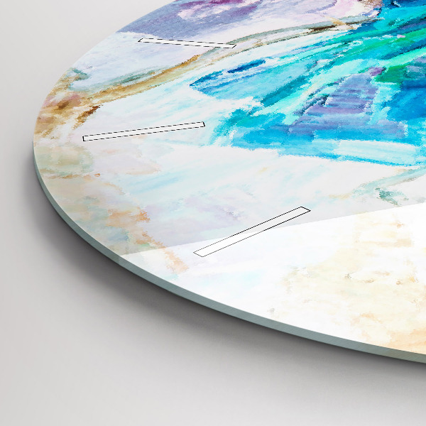 Orologio rotondo Preparare la ballerina