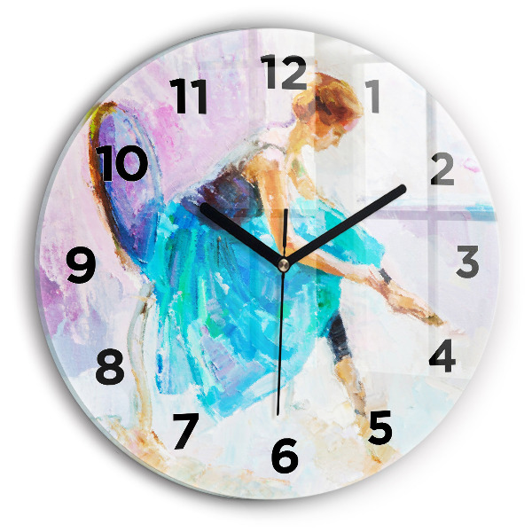 Orologio rotondo Preparare la ballerina