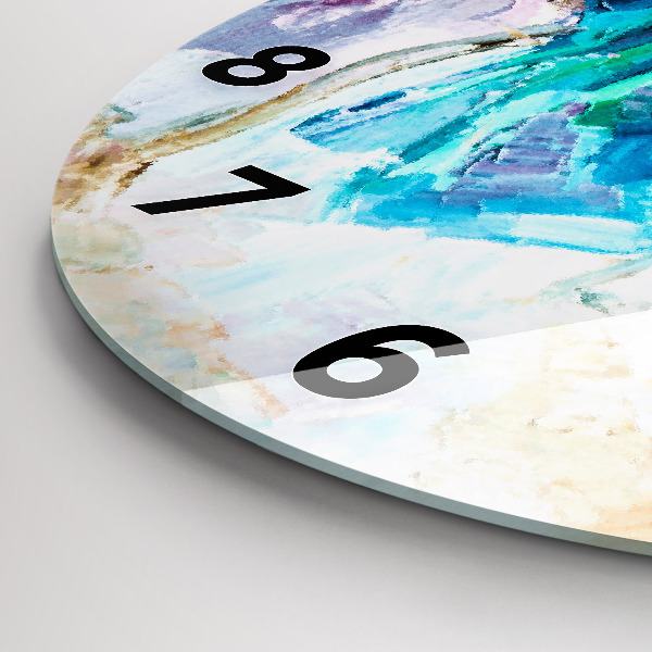 Orologio rotondo Preparare la ballerina