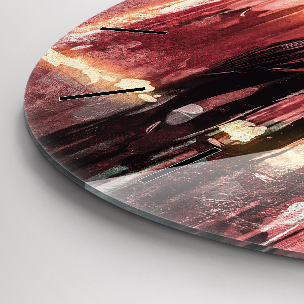 Orologio rotondo Giovane coppia innamorata