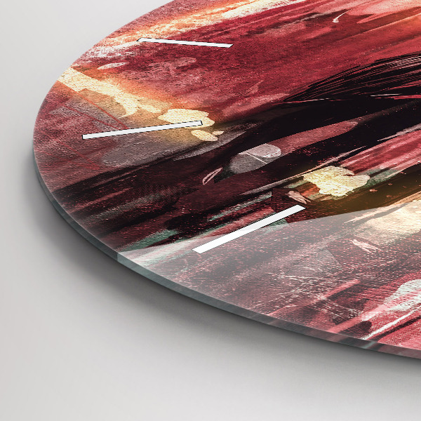 Orologio rotondo Giovane coppia innamorata