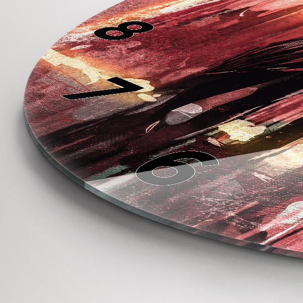 Orologio rotondo Giovane coppia innamorata