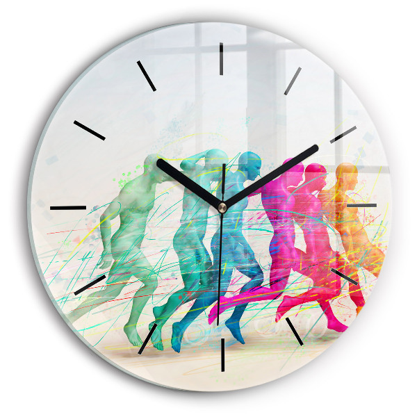 Orologio rotondo Persone colorate