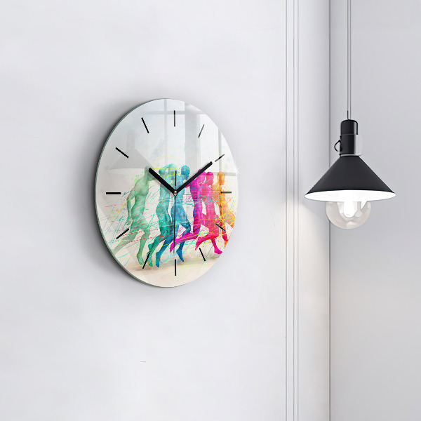 Orologio rotondo Persone colorate