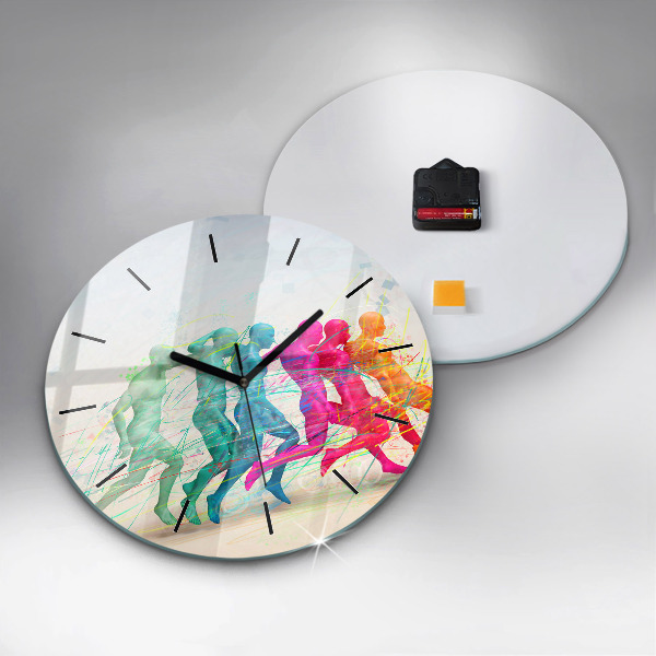 Orologio rotondo Persone colorate