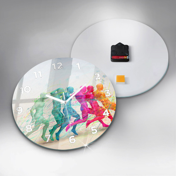 Orologio rotondo Persone colorate