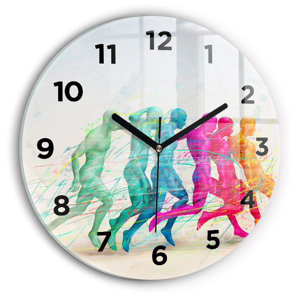 Orologio rotondo Persone colorate