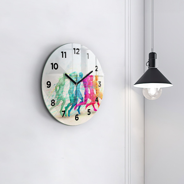 Orologio rotondo Persone colorate