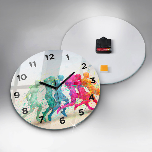 Orologio rotondo Persone colorate