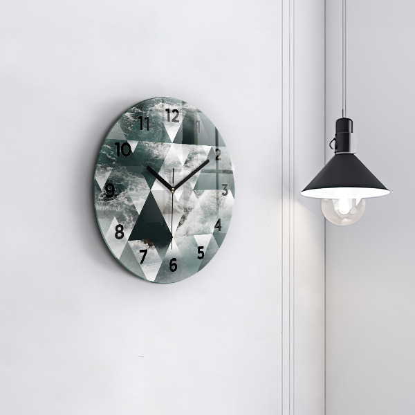Orologio rotondo Onde astratte del mare