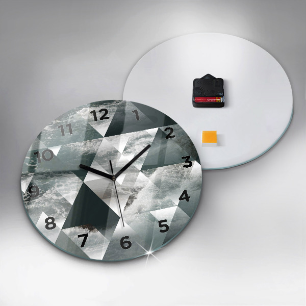 Orologio rotondo Onde astratte del mare