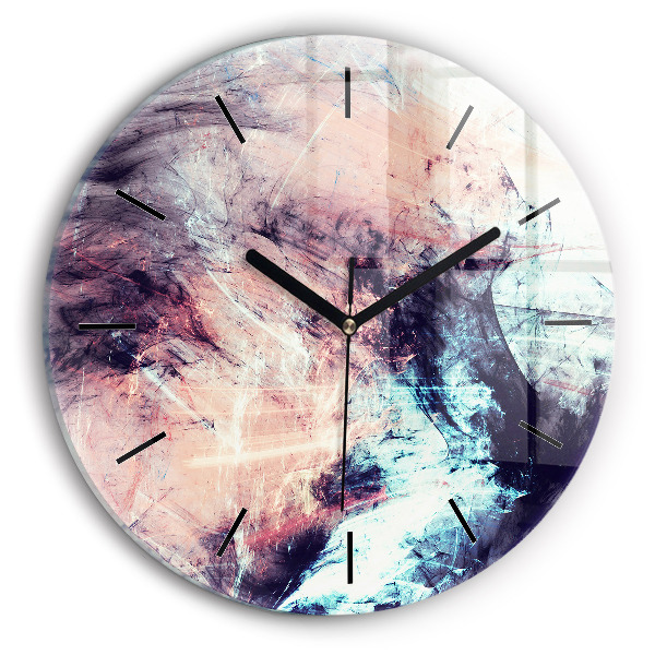 Orologio rotondo Pittura astratta