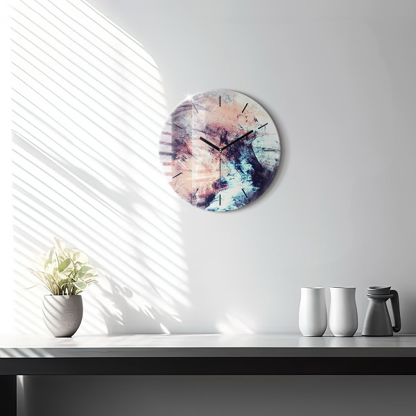 Orologio rotondo Pittura astratta
