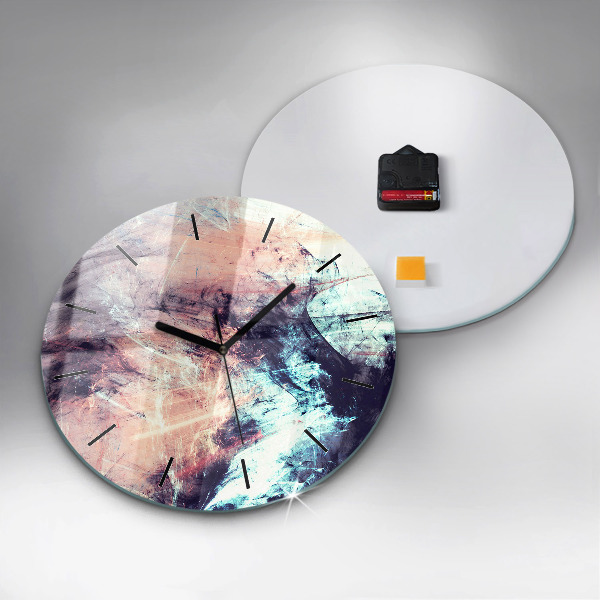 Orologio rotondo Pittura astratta
