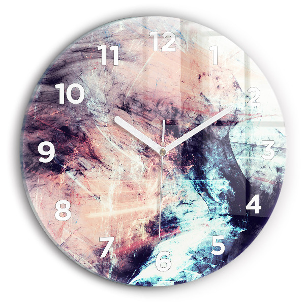Orologio rotondo Pittura astratta