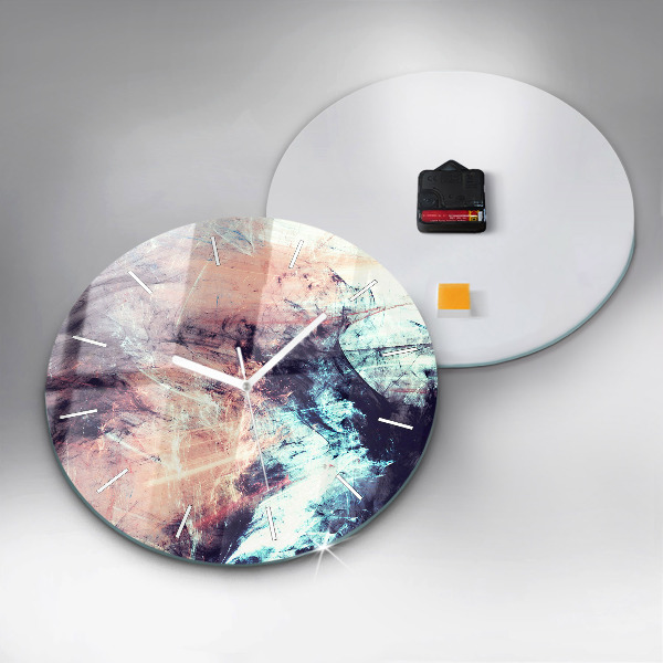 Orologio rotondo Pittura astratta