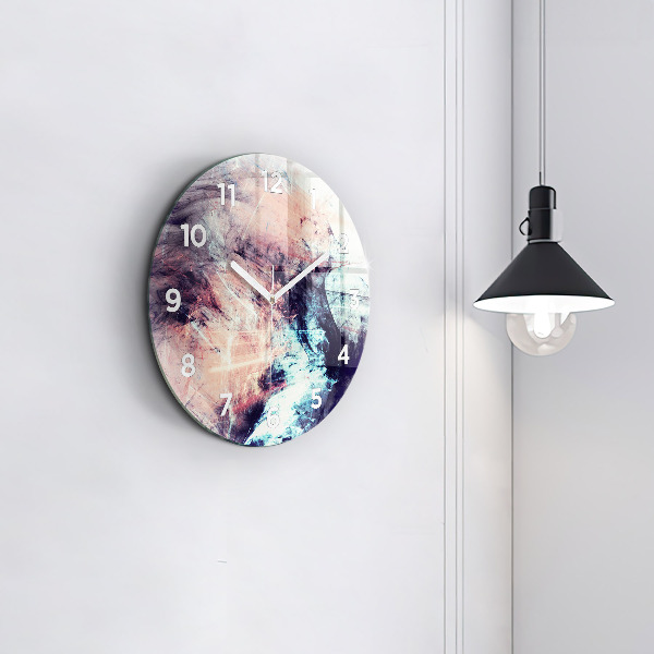 Orologio rotondo Pittura astratta