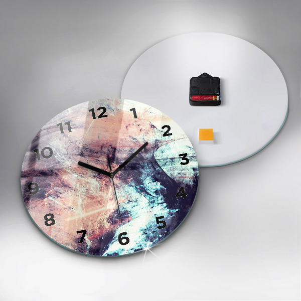 Orologio rotondo Pittura astratta