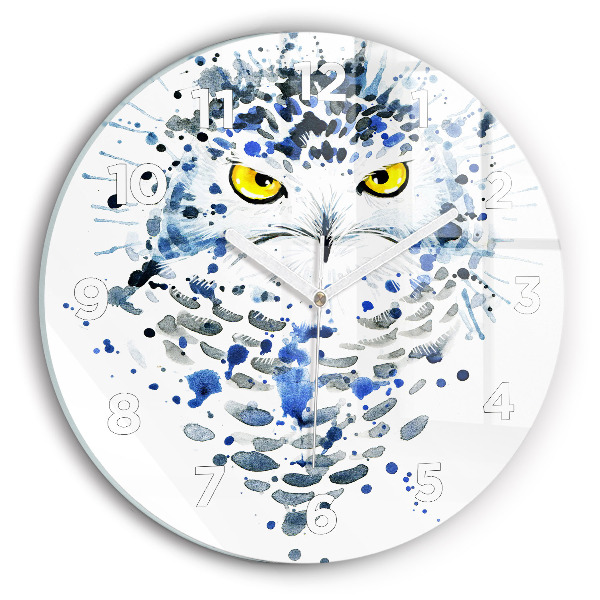 Orologio rotondo Sguardo gufo
