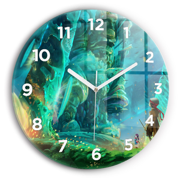 Orologio rotondo Bambini nella foresta