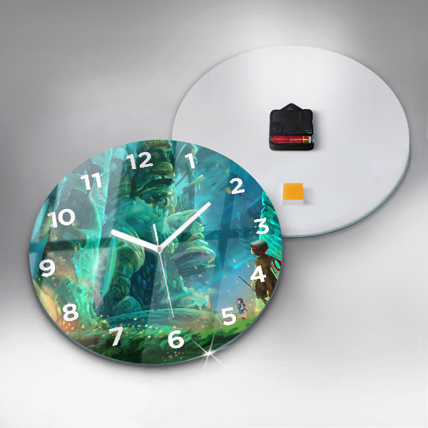 Orologio rotondo Bambini nella foresta