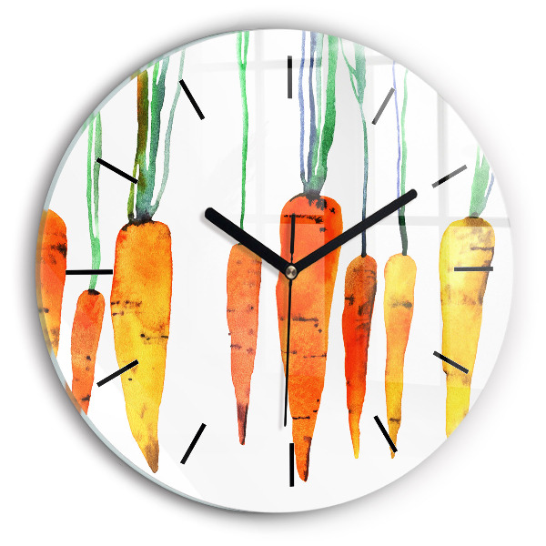 Orologio rotondo Illustrazione di carota