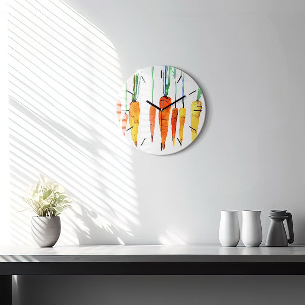 Orologio rotondo Illustrazione di carota