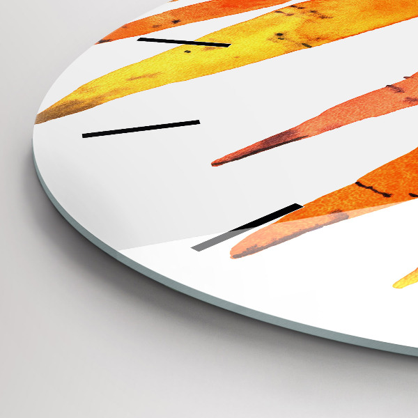 Orologio rotondo Illustrazione di carota