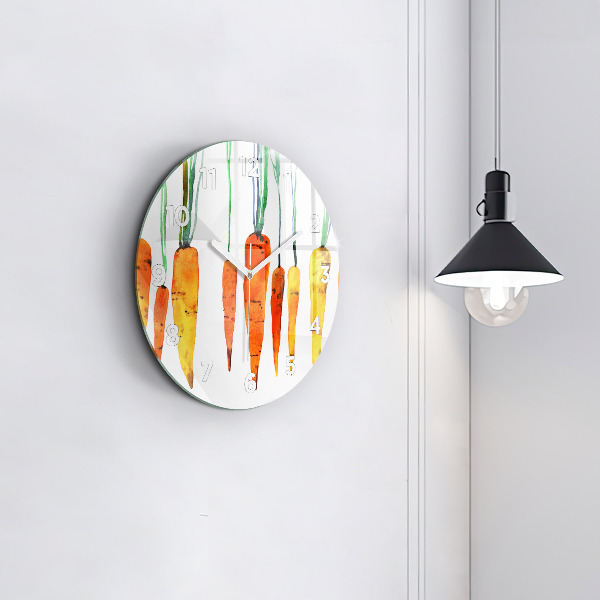 Orologio rotondo Illustrazione di carota