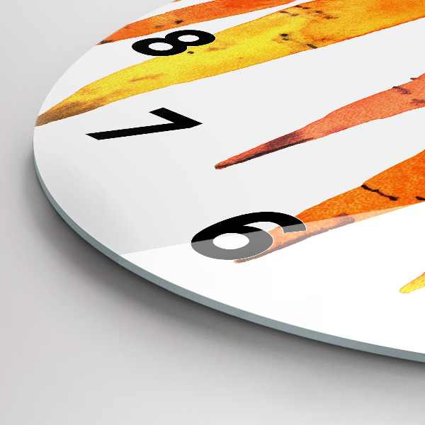 Orologio rotondo Illustrazione di carota