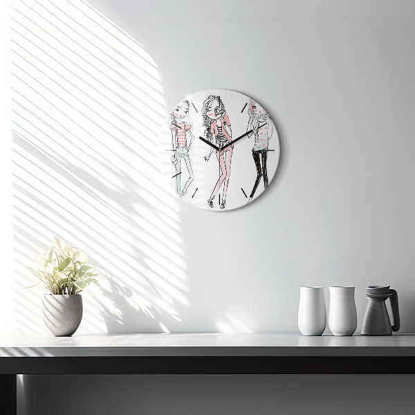 Orologio rotondo in vetro Moda femminile